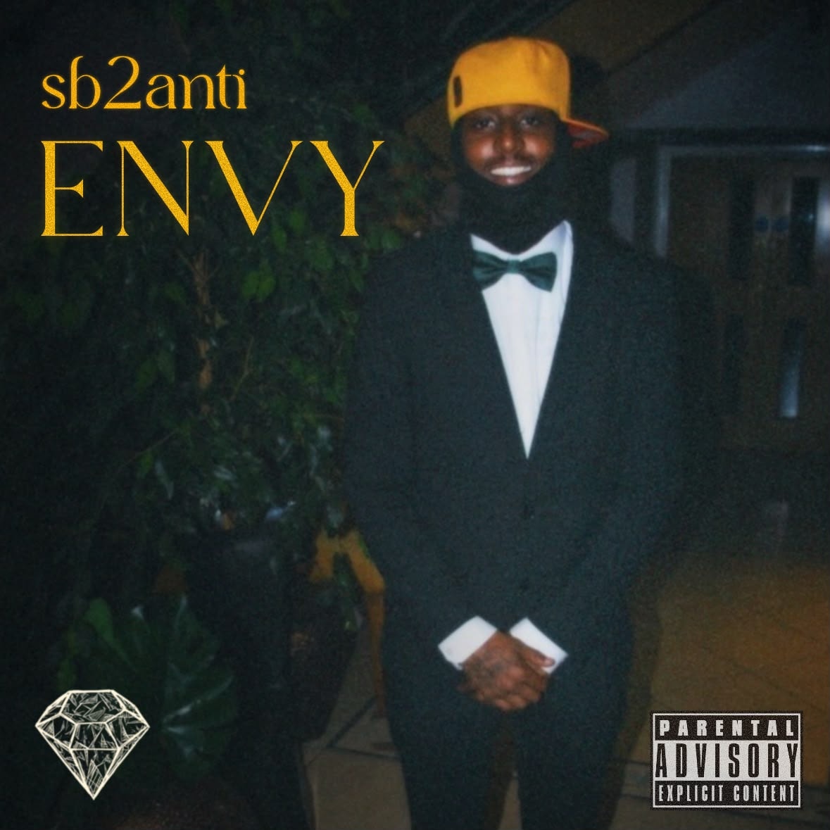 Eddie — sb2anti ENVY album cover, dressed in a tuxedo and yellow cap